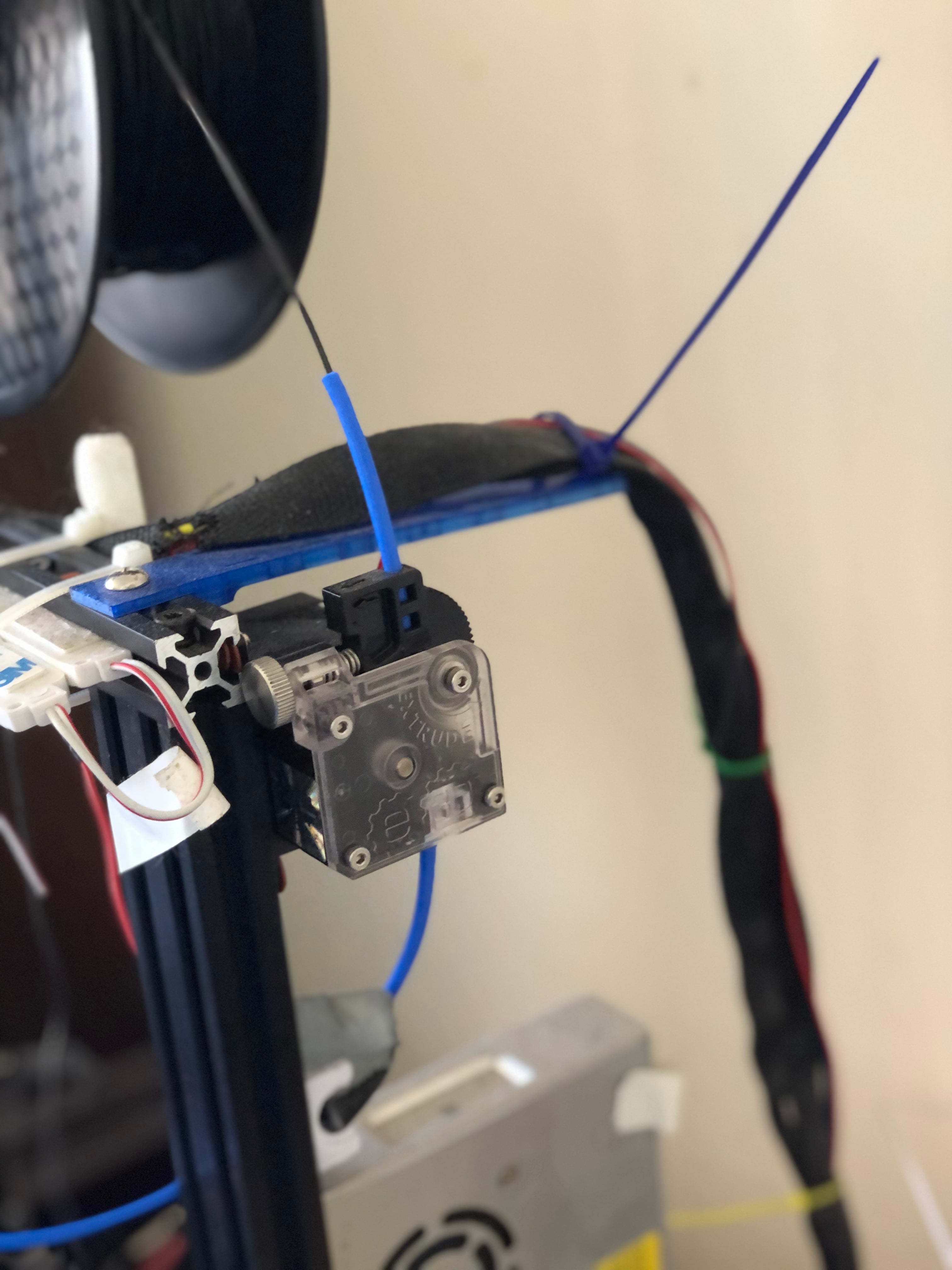 Ender 3 cable management overhaul 3d model