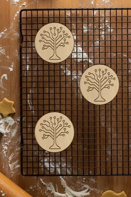 Digital Tree Cookie Cutter, Biscuit Cutter 3d model