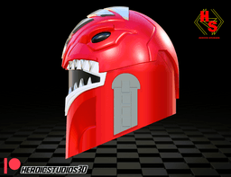 Red Mando Helmet 3d model