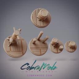 Training Room Base Pack (4pcs) 3d model