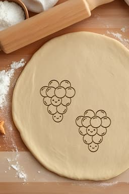 Grape Cookie Cutter, Biscuit Cutter 3d model