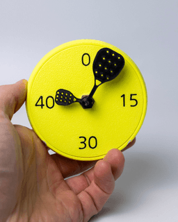 Ace – Padel Ball Clock 3d model