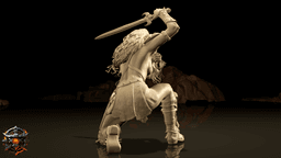 Aria Mooncrest of The Obsidian Circle 3d model