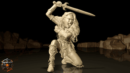Aria Mooncrest of The Obsidian Circle 3d model