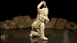 Aria Mooncrest of The Obsidian Circle 3d model