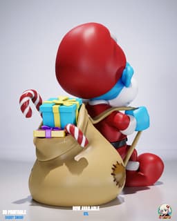 Papa Smurf_MERRY CHRISTMAS Chibi - Premium Collectible 3d model