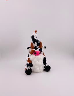 Cow Gnomes Sitting 3d model