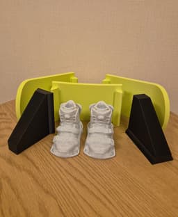 Snowboard Wall Shelf – Modular 3D Printed Wall Storage System 3d model
