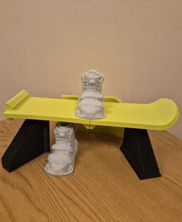 Snowboard Wall Shelf – Modular 3D Printed Wall Storage System 3d model