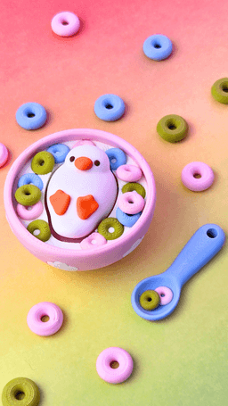 Coffebara & Cereal Ducky Clickers 3d model