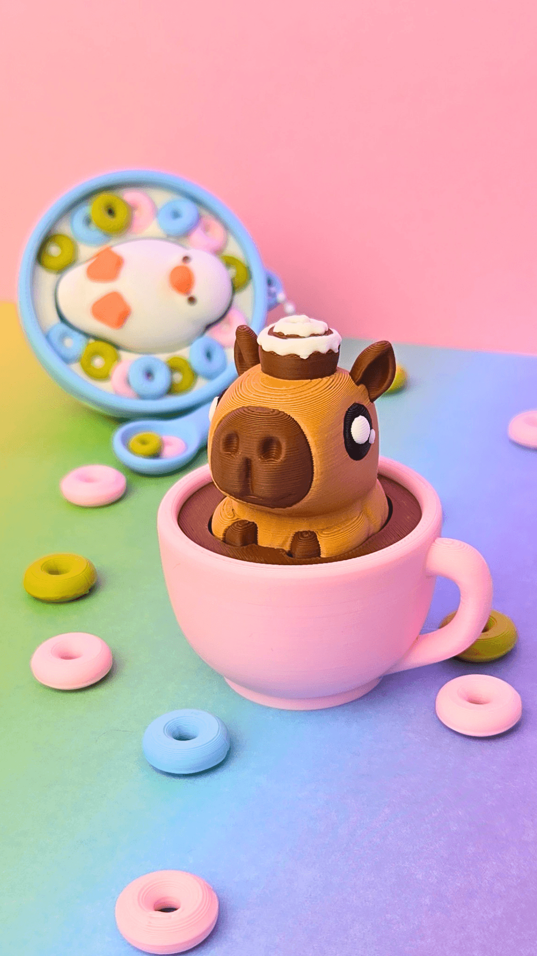 Coffebara & Cereal Ducky Clickers 3d model