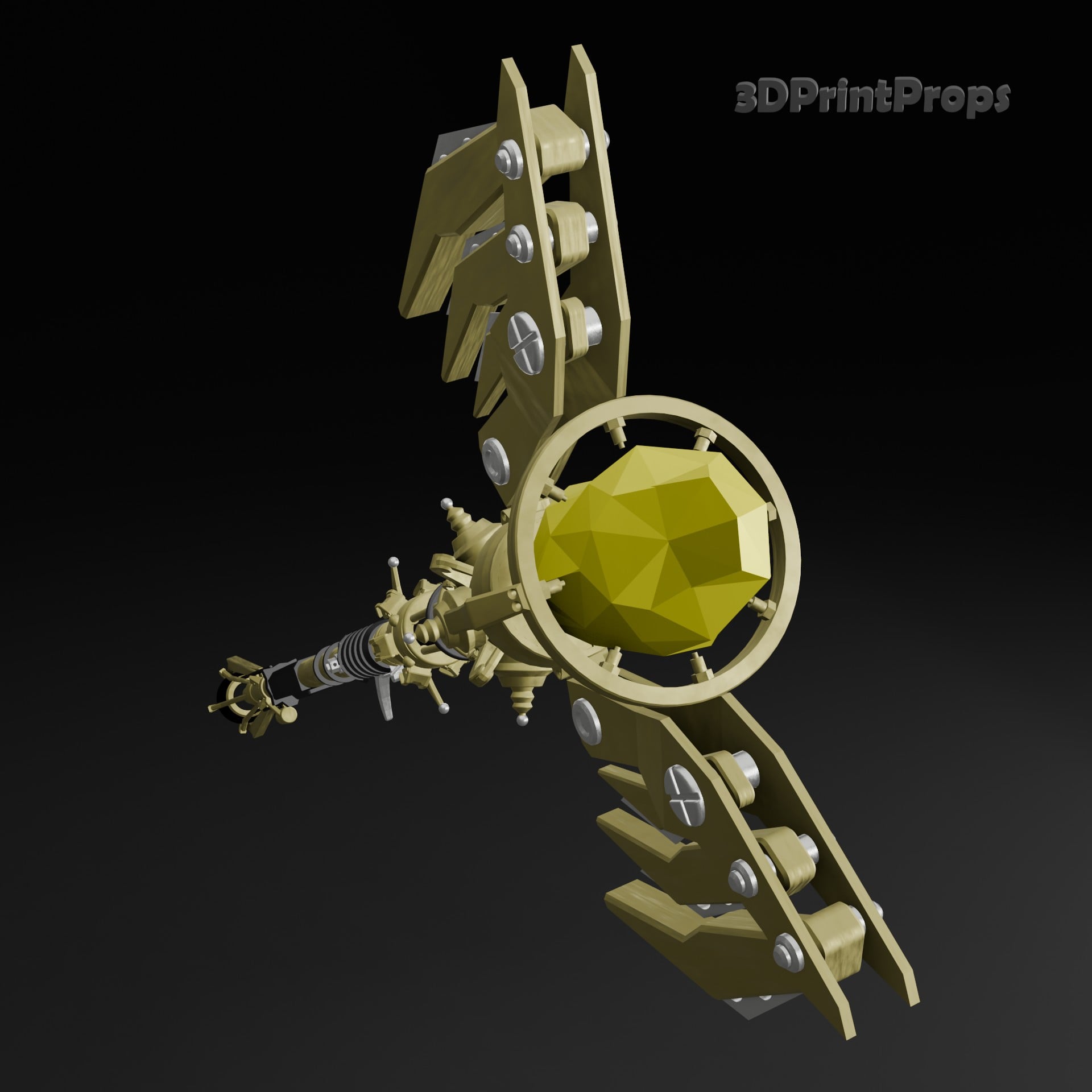 Staff of wind 3d model