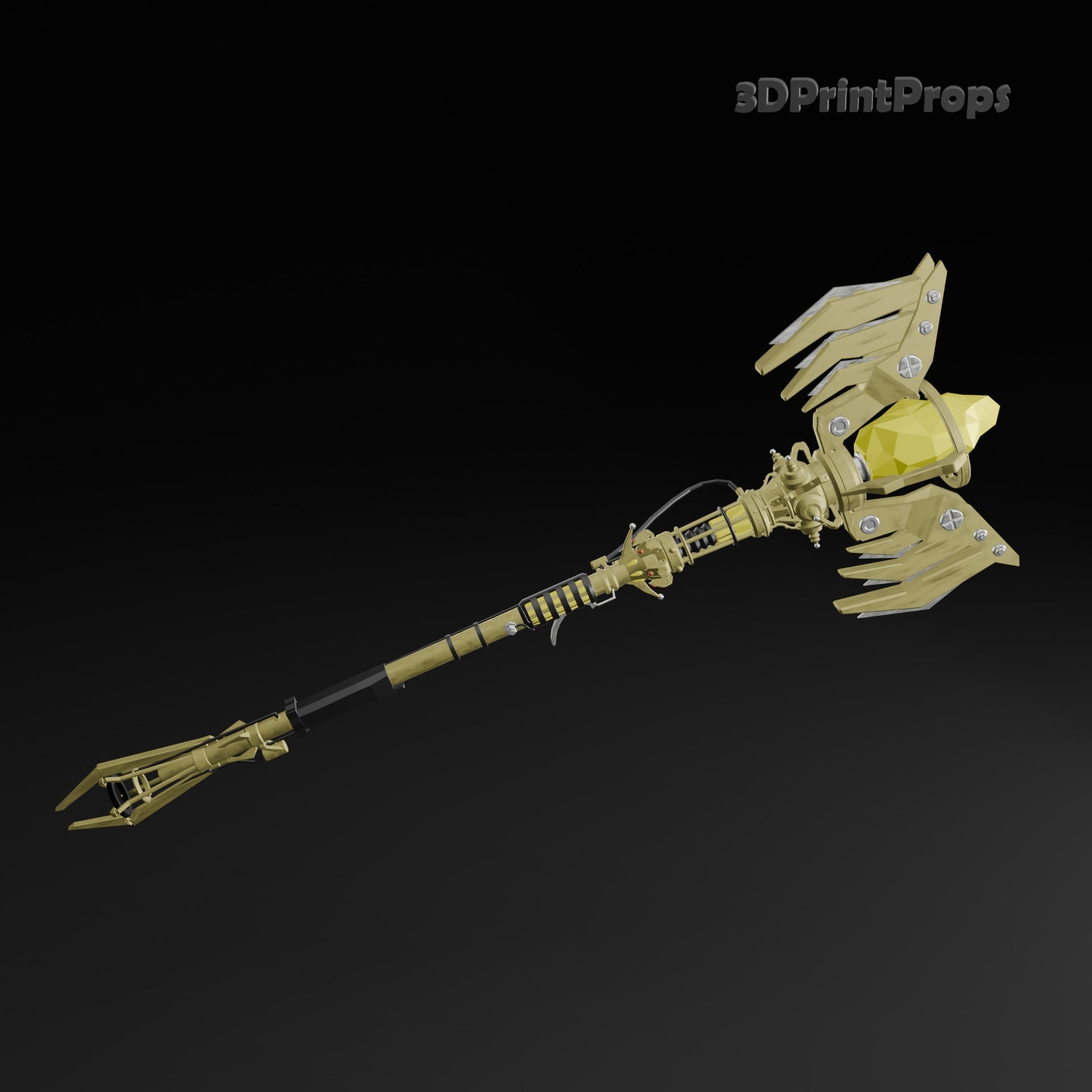 Staff of wind 3d model