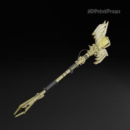 Staff of wind 3d model