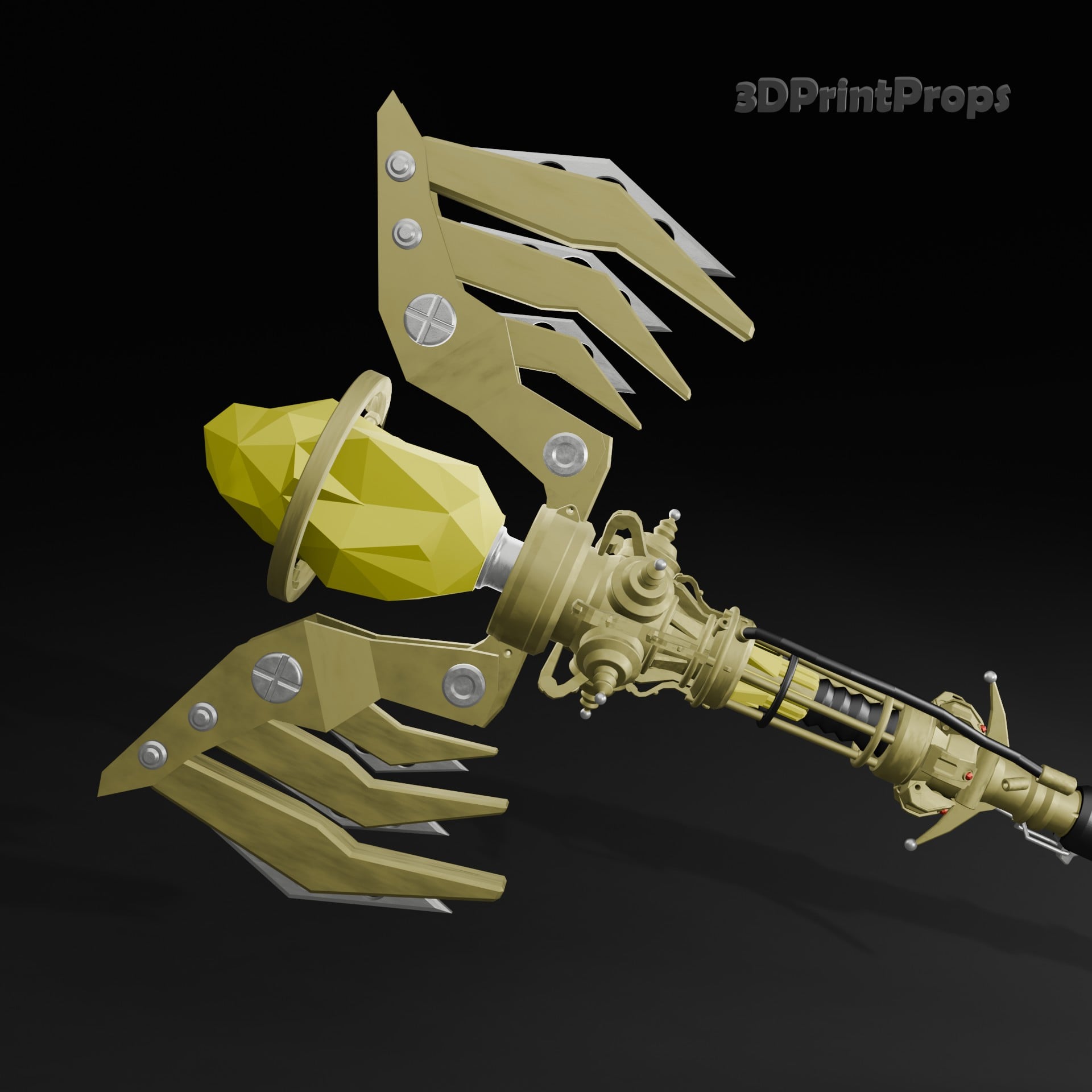 Staff of wind 3d model