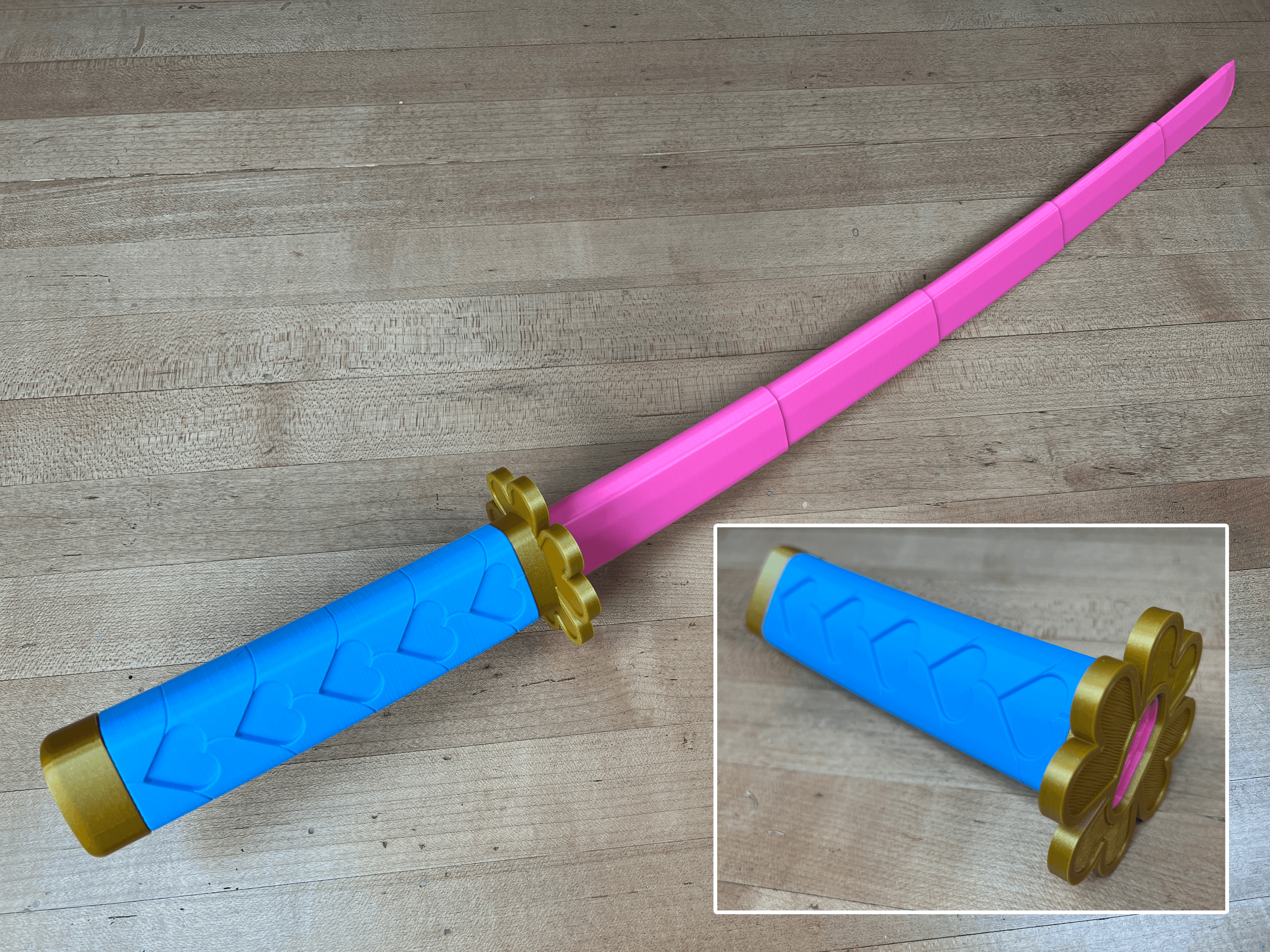 Mitsuri's Collapsing Sword 3d model
