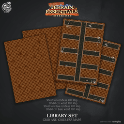 Library Set (Pre-Supported) 3d model