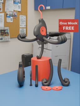 Yamask Pokemon Hanger 3d model
