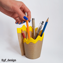Pencil Sharpening Desk Organizer Set 3d model