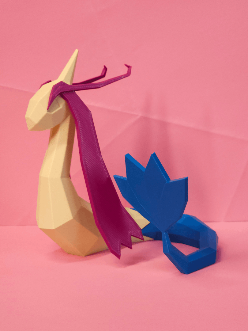 Milotic Low Poly Pokemon 3d model