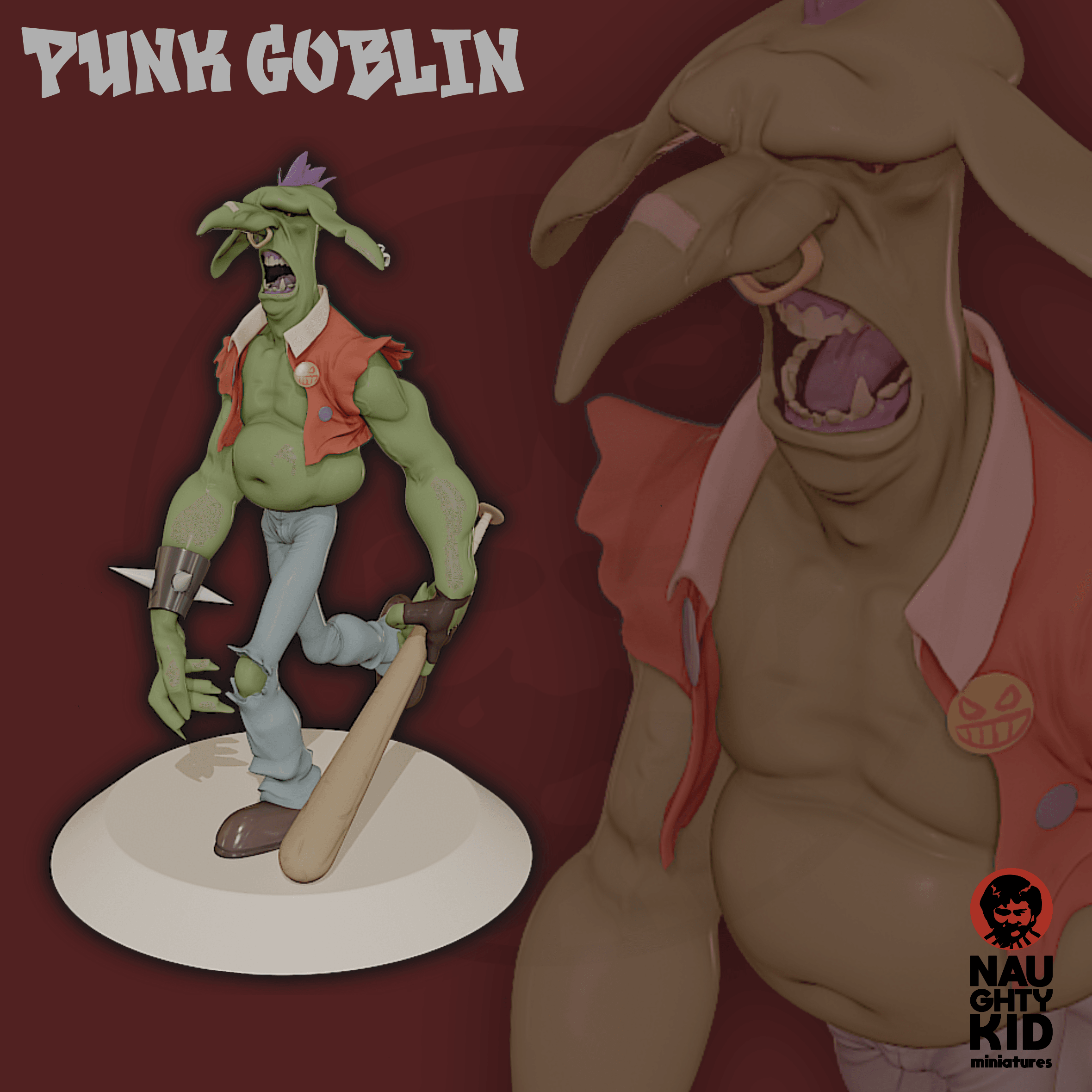 Punk goblin 3d model