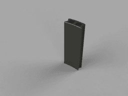 Sanding block for radius 9,5 3d model