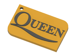 Keychain: Queen I 3d model