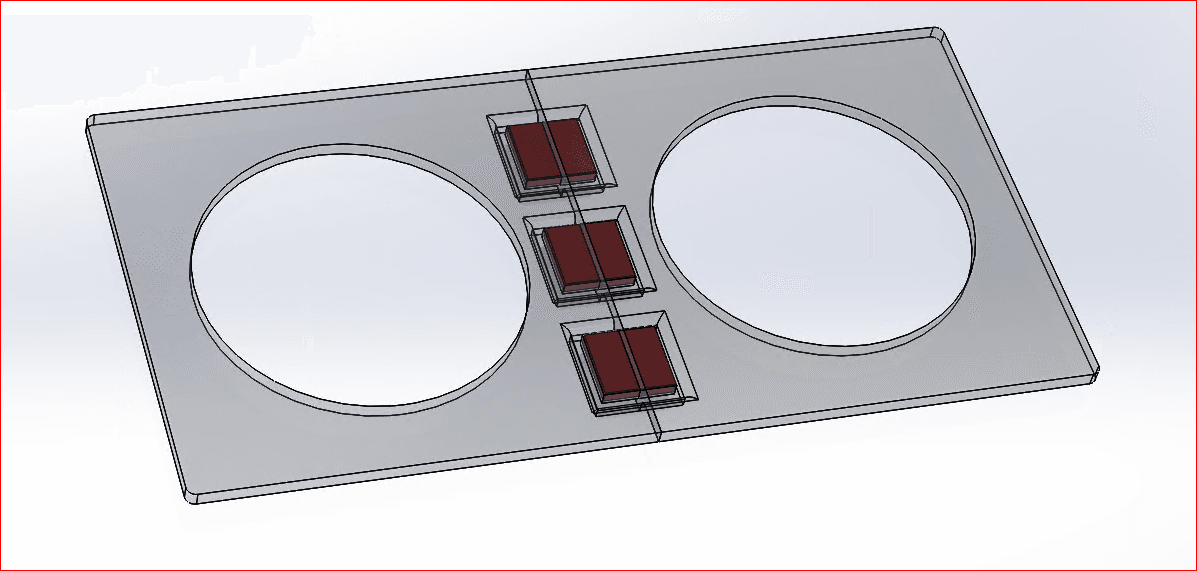 V2 Split Aquarium Filter Media Cup Holder 3d model