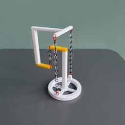 Tensegrity Structure with 3 Chains 3d model