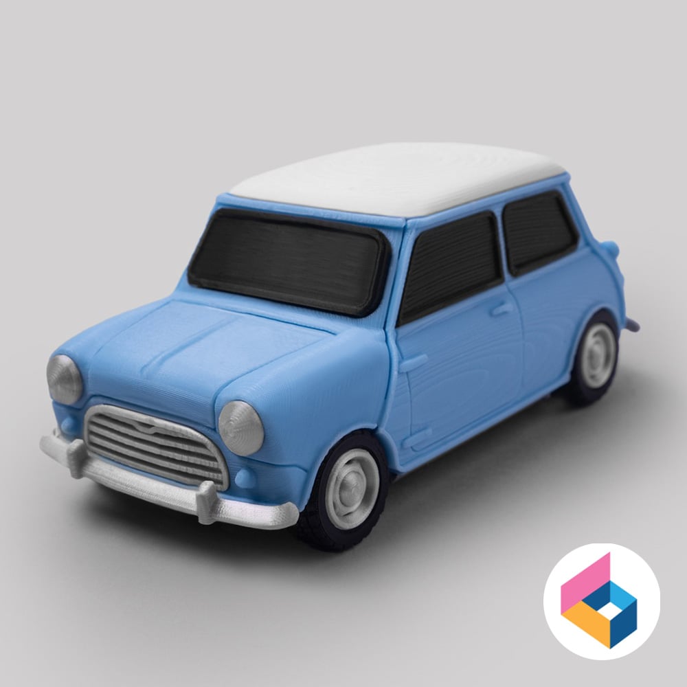 Foldable Morris Mini Cooper MK I 3d model