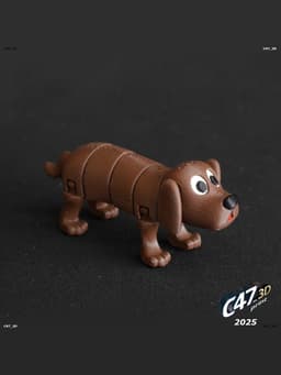 Flexi Transforming Dog 3d model