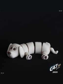 Flexi Transforming Dog 3d model