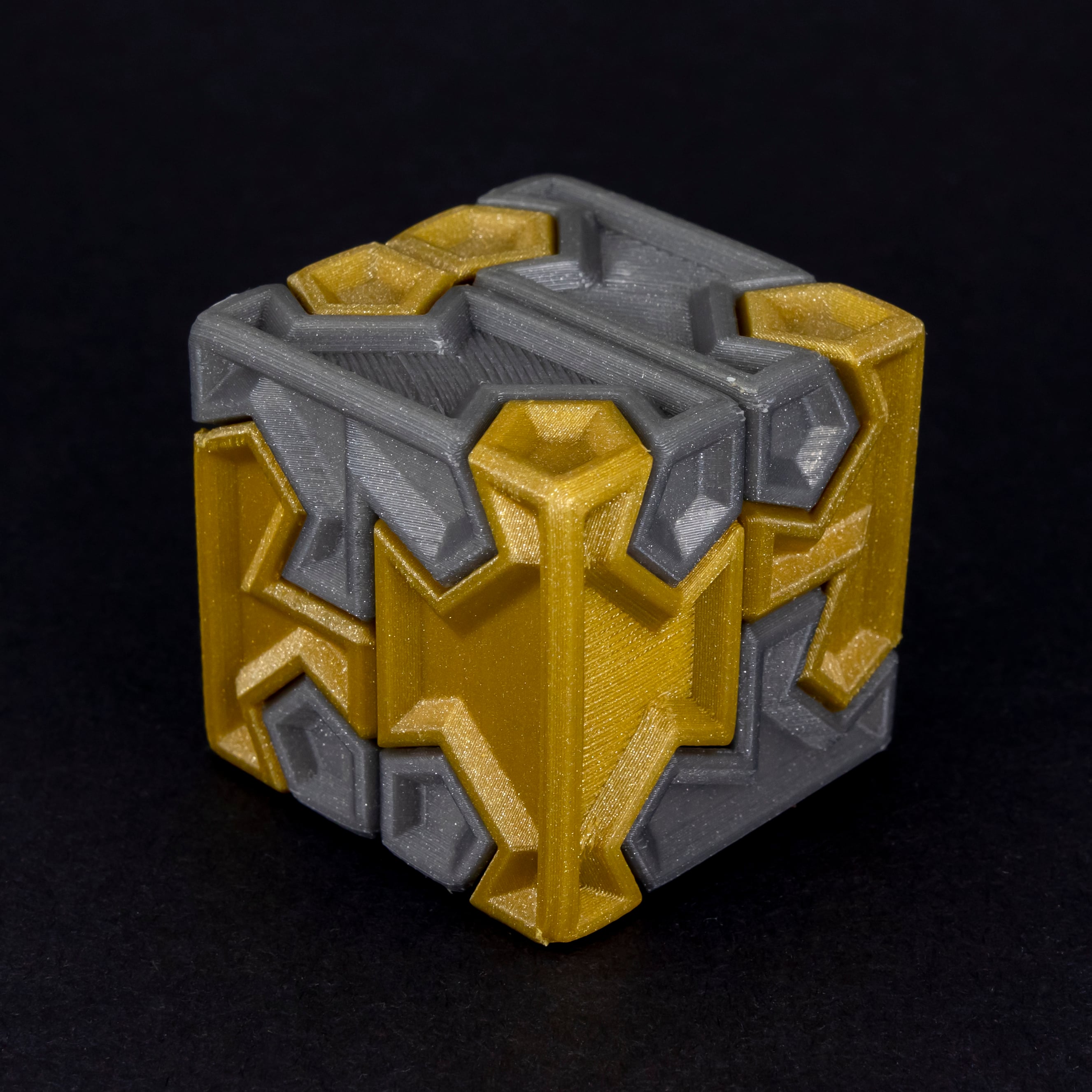 Tsugite Cube 2x2 Puzzle // Hypercube 3d model