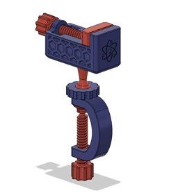 Atomic Vise - 100% Printable Desk Mount Vise 3d model