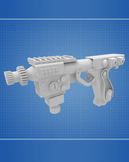 DH-23 Blaster - Star Wars 3d model