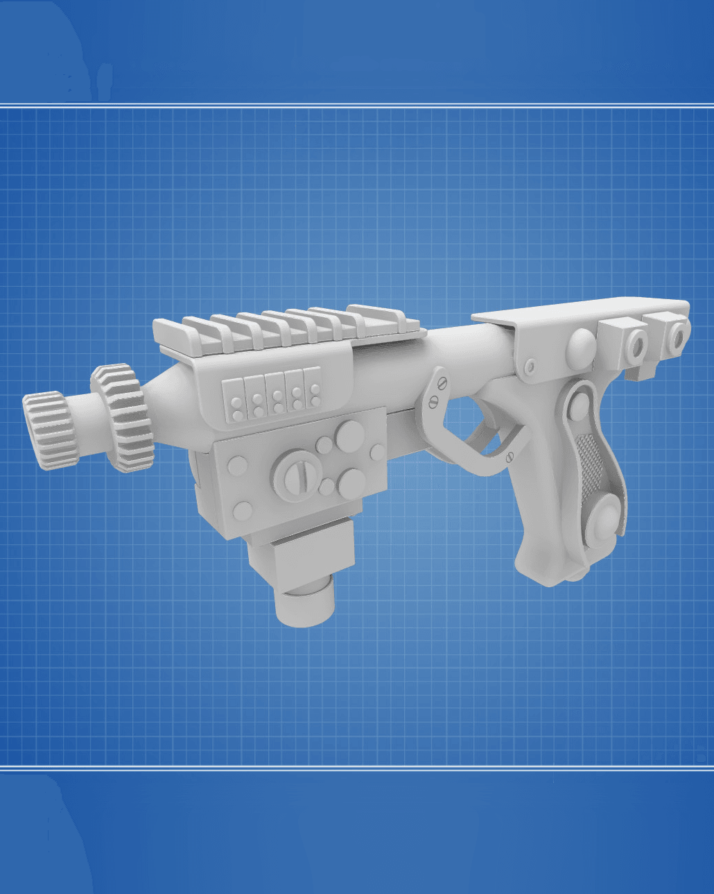 DH-23 Blaster - Star Wars 3d model