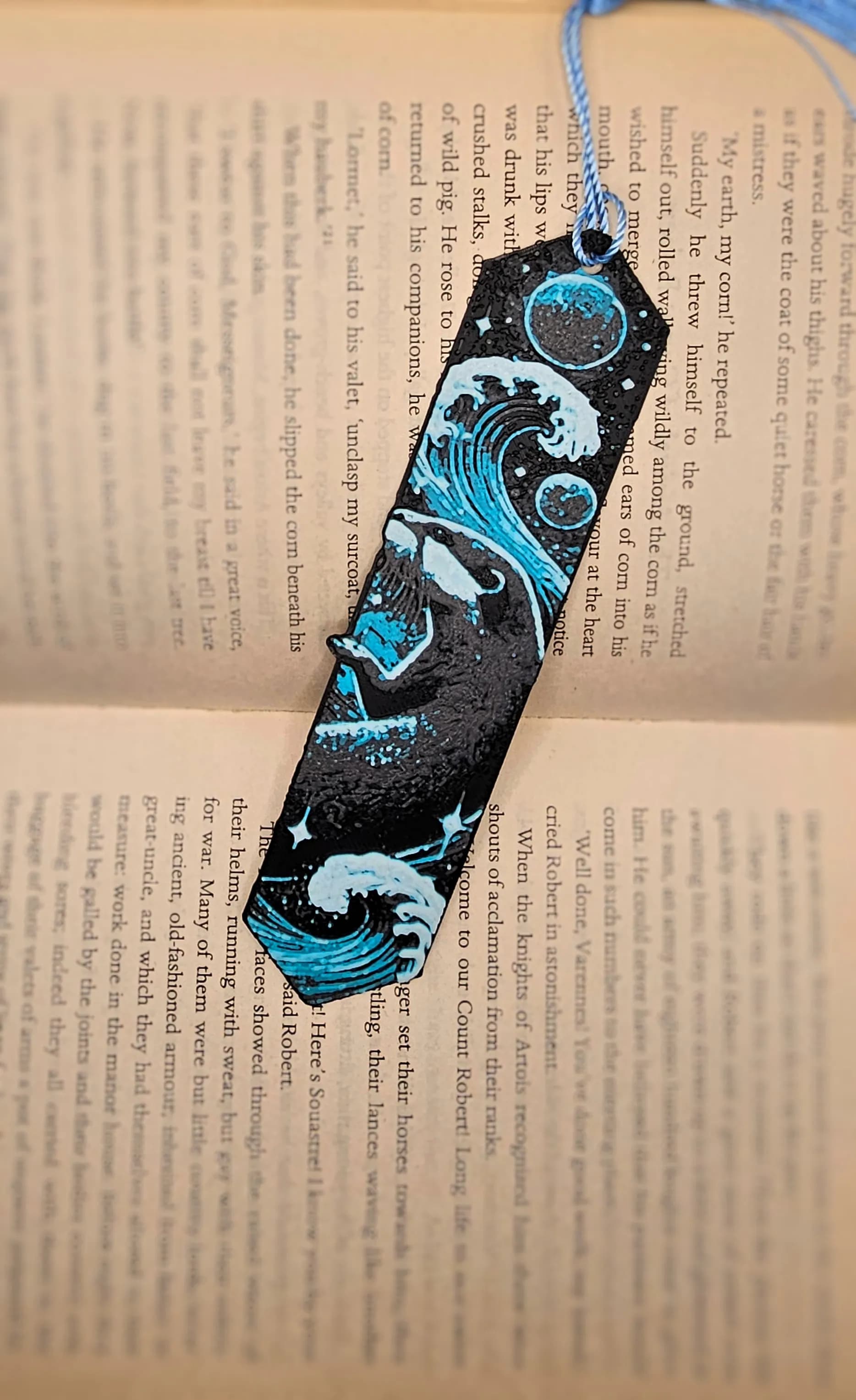 Otterly Adorable Bookmark – Ocean Waves Edition 3d model