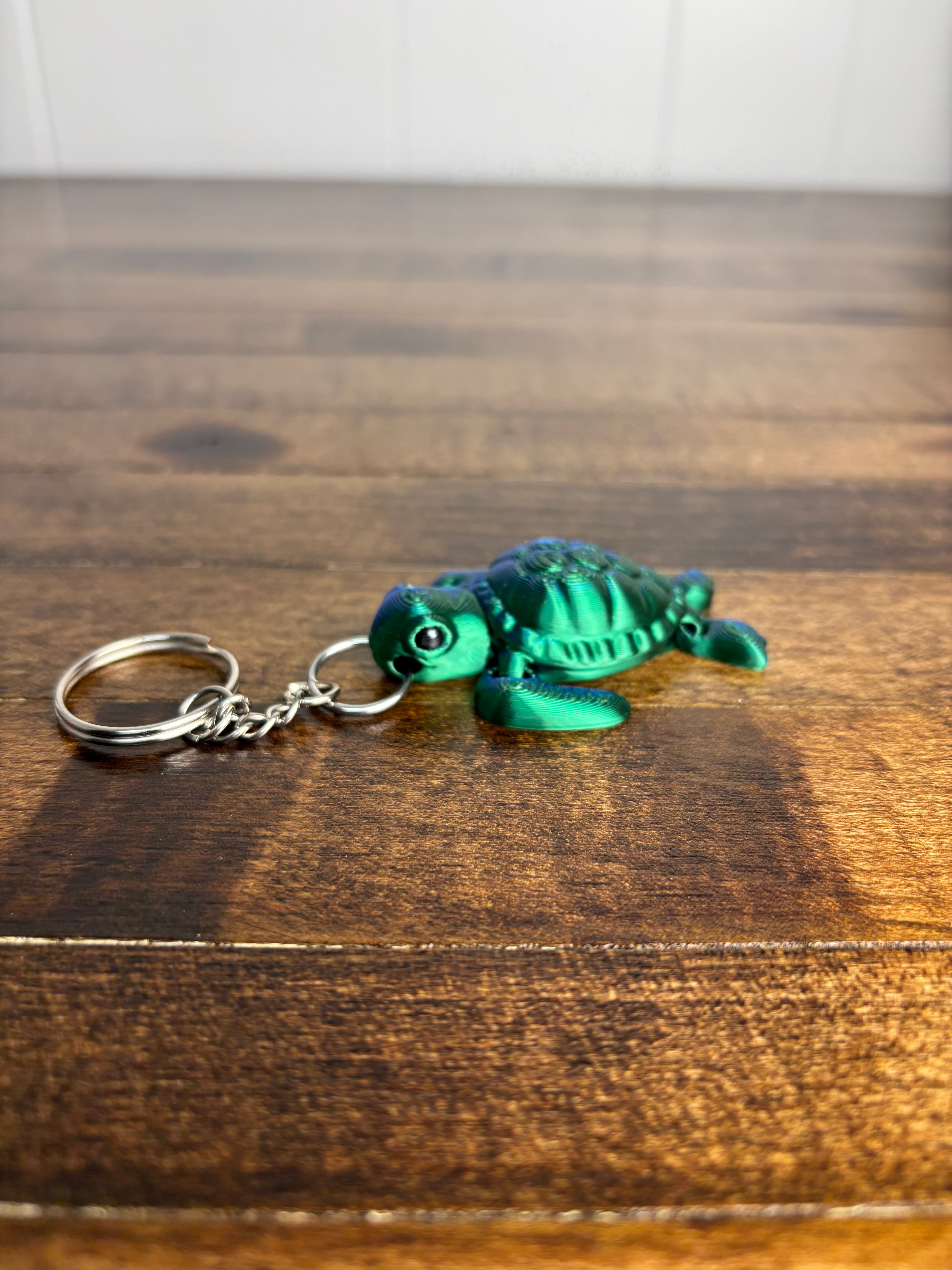 Sea Turtle Keychain 3d model