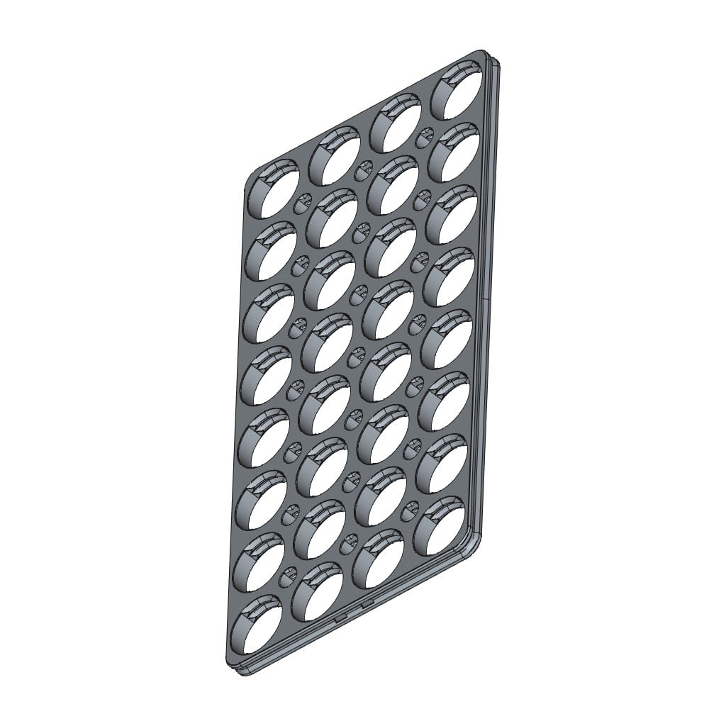 D-LOCK_PANEL.4X8-BLANK 3d model