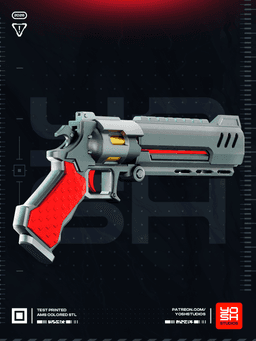Deadpool Rivals Gun 3D Printer STL file 3d model