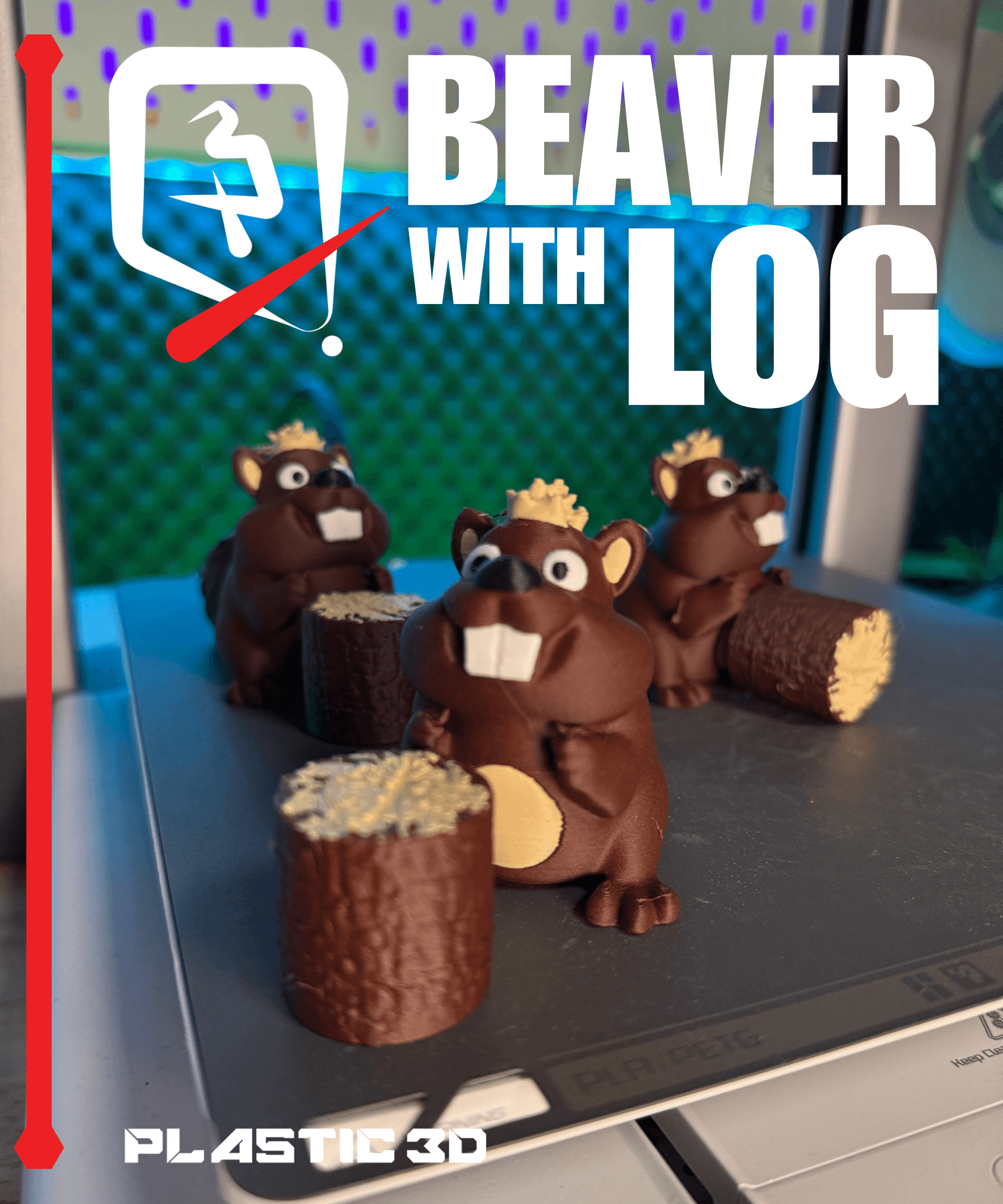 Industrious Beaver 3d model