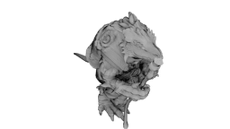 Azure Dragon Knight 3d model