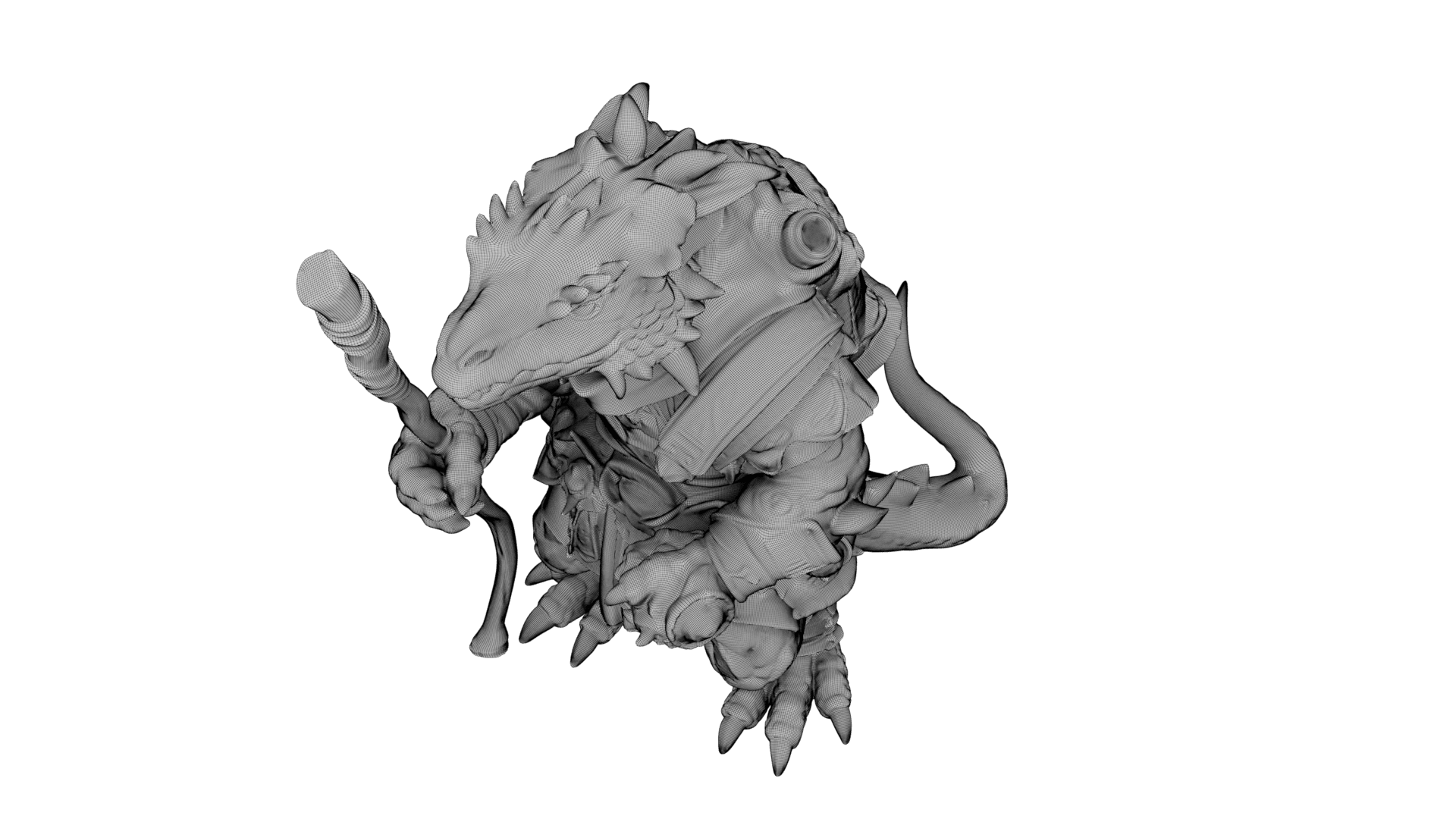 Azure Dragon Knight 3d model