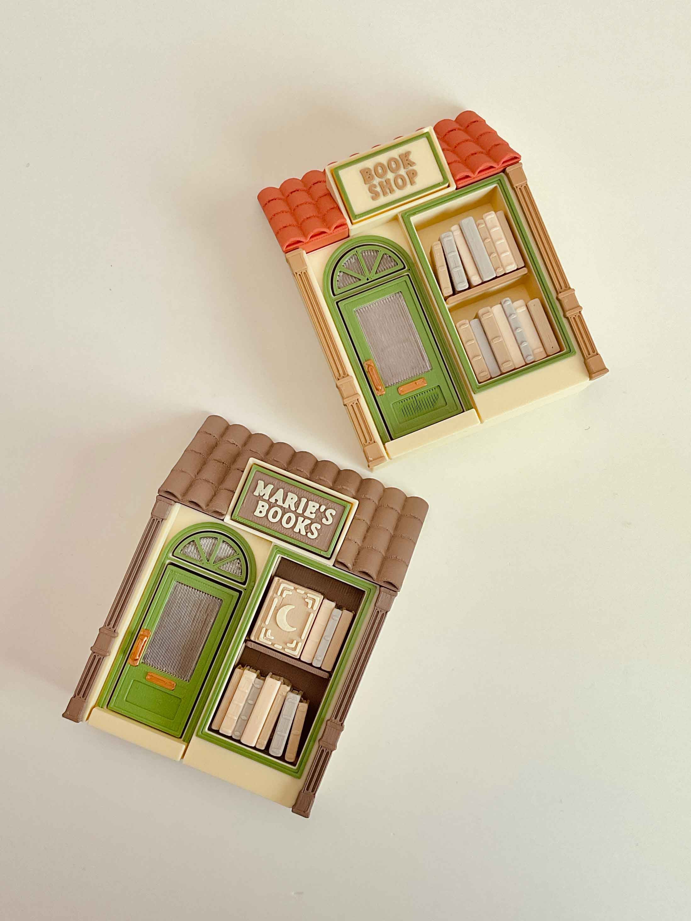 Marie's Books Bookstore Multi Clicker Keychain Fidget Toy Bundle 3d model