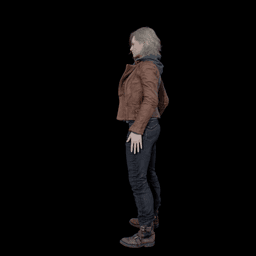 Grace Ashcroft Inspired Female Survivor 3d model