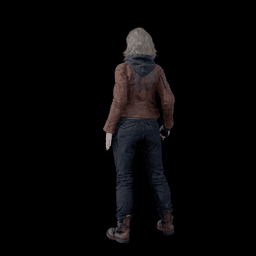 Grace Ashcroft Inspired Female Survivor 3d model