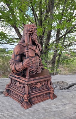 Poseidon Bust 3d model