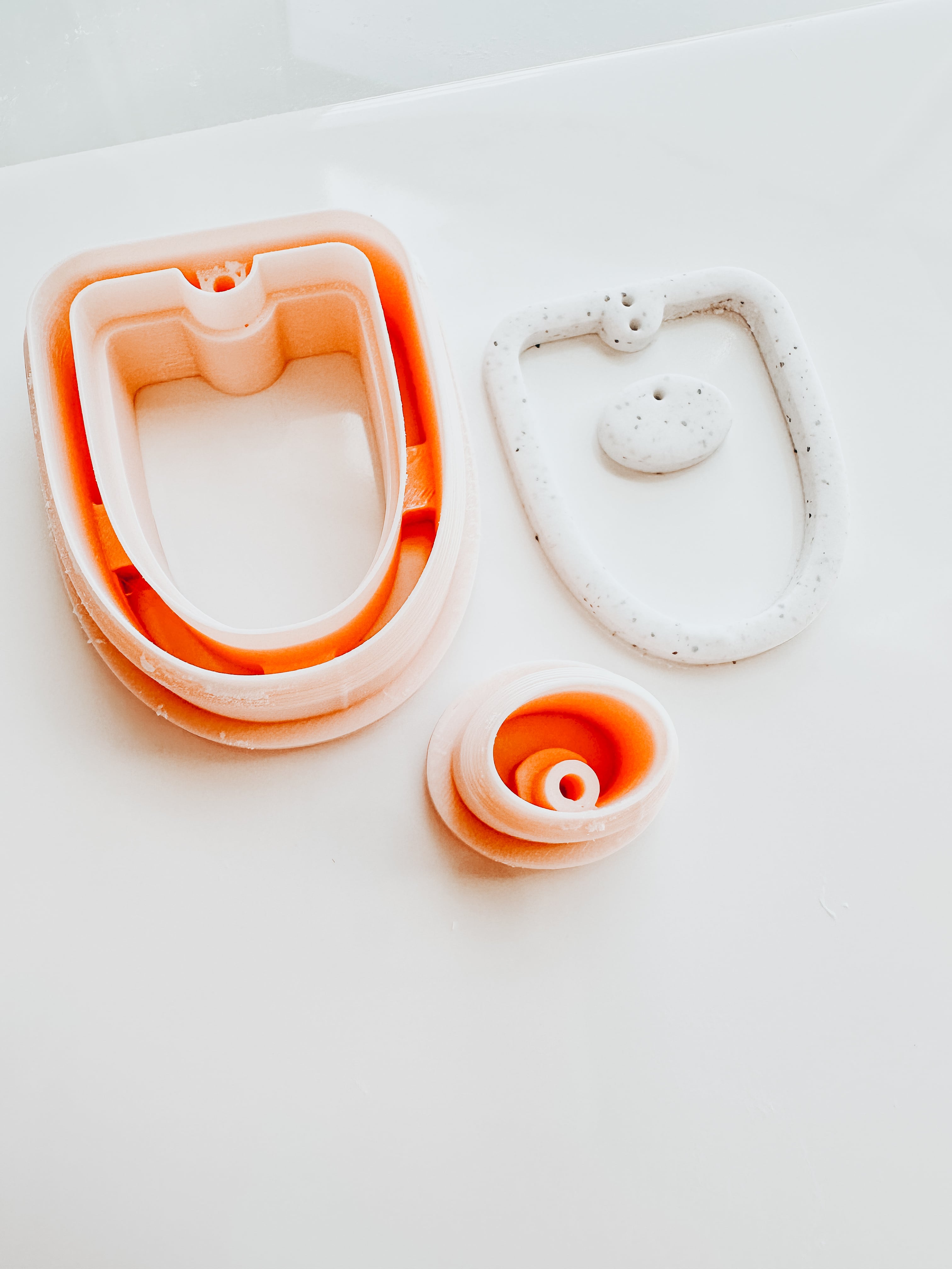 Skinny Clay Cutter With Drill Guides 3d model