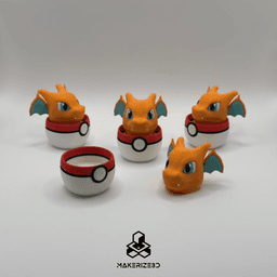 Charizard Clicker (Gift Ball included) 3d model