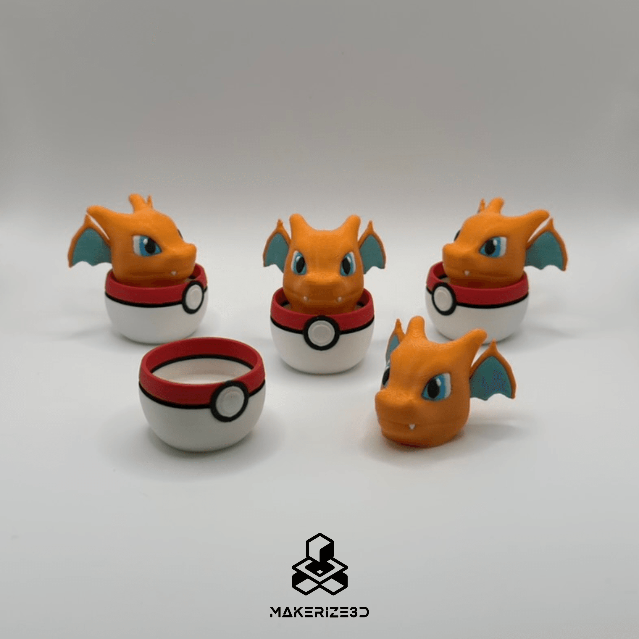 Charizard Clicker (Gift Ball included) 3d model